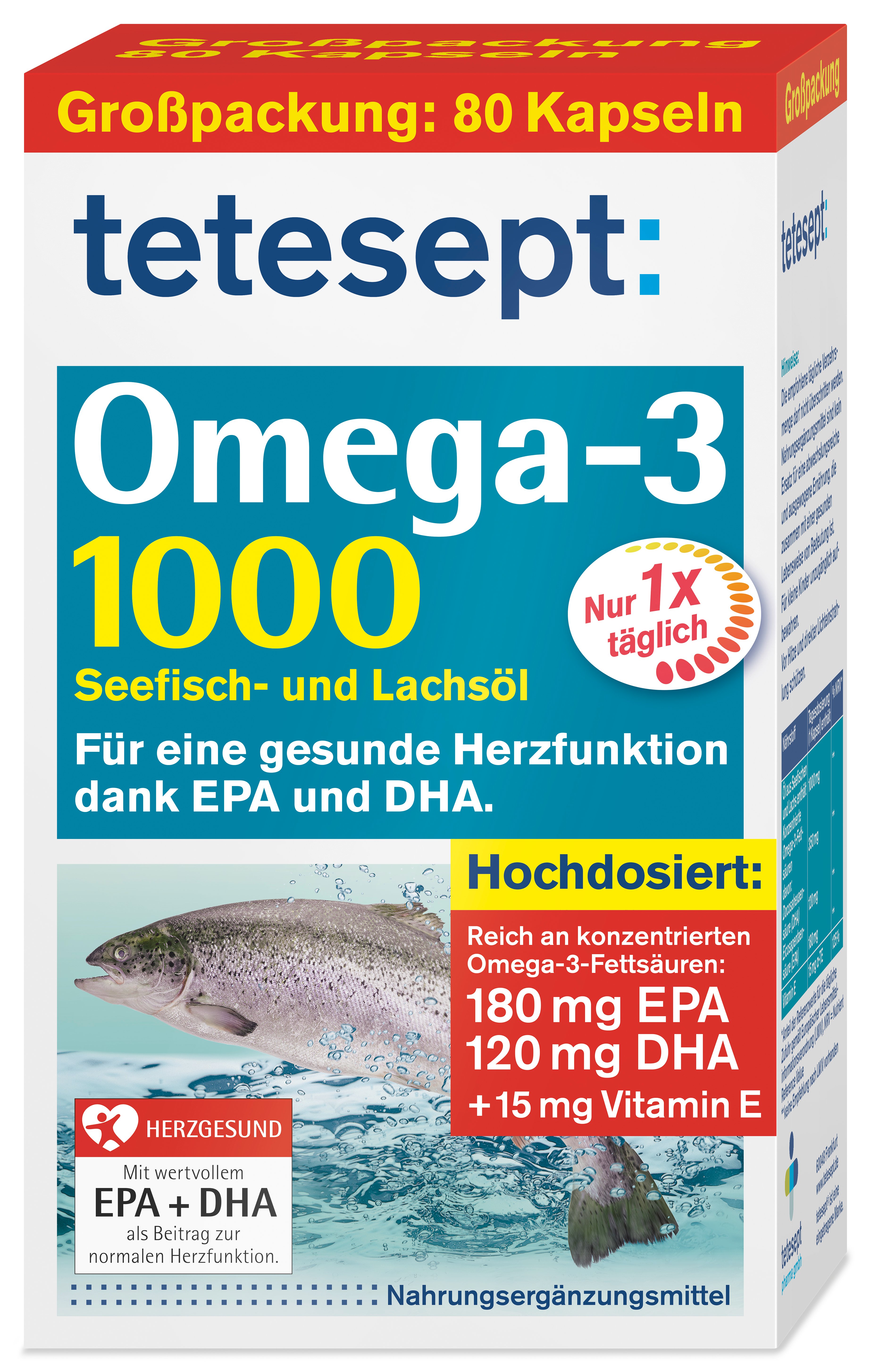 Tetesept Omega 3 Lachsöl 1000