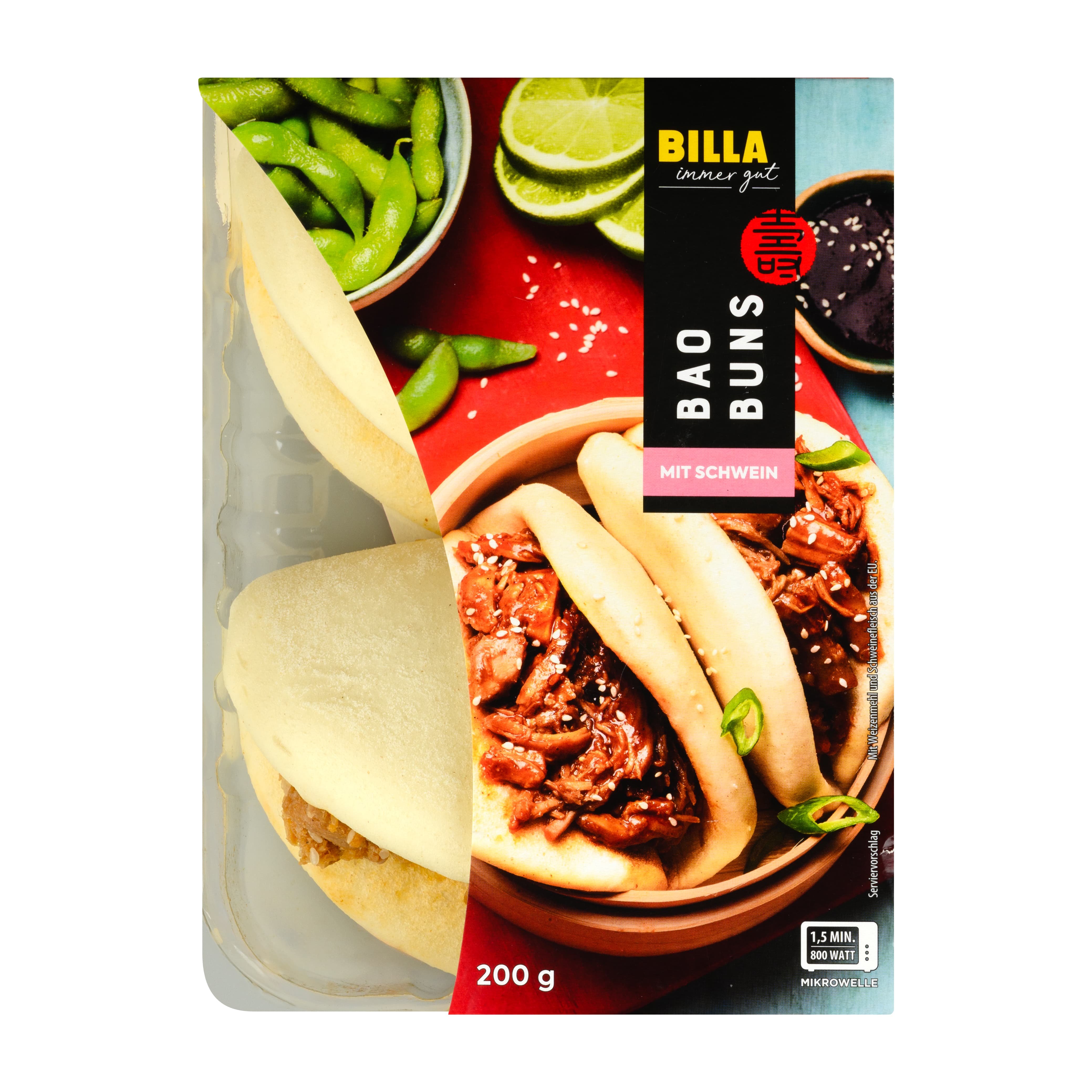 BILLA immer gut Bao Bun Pork