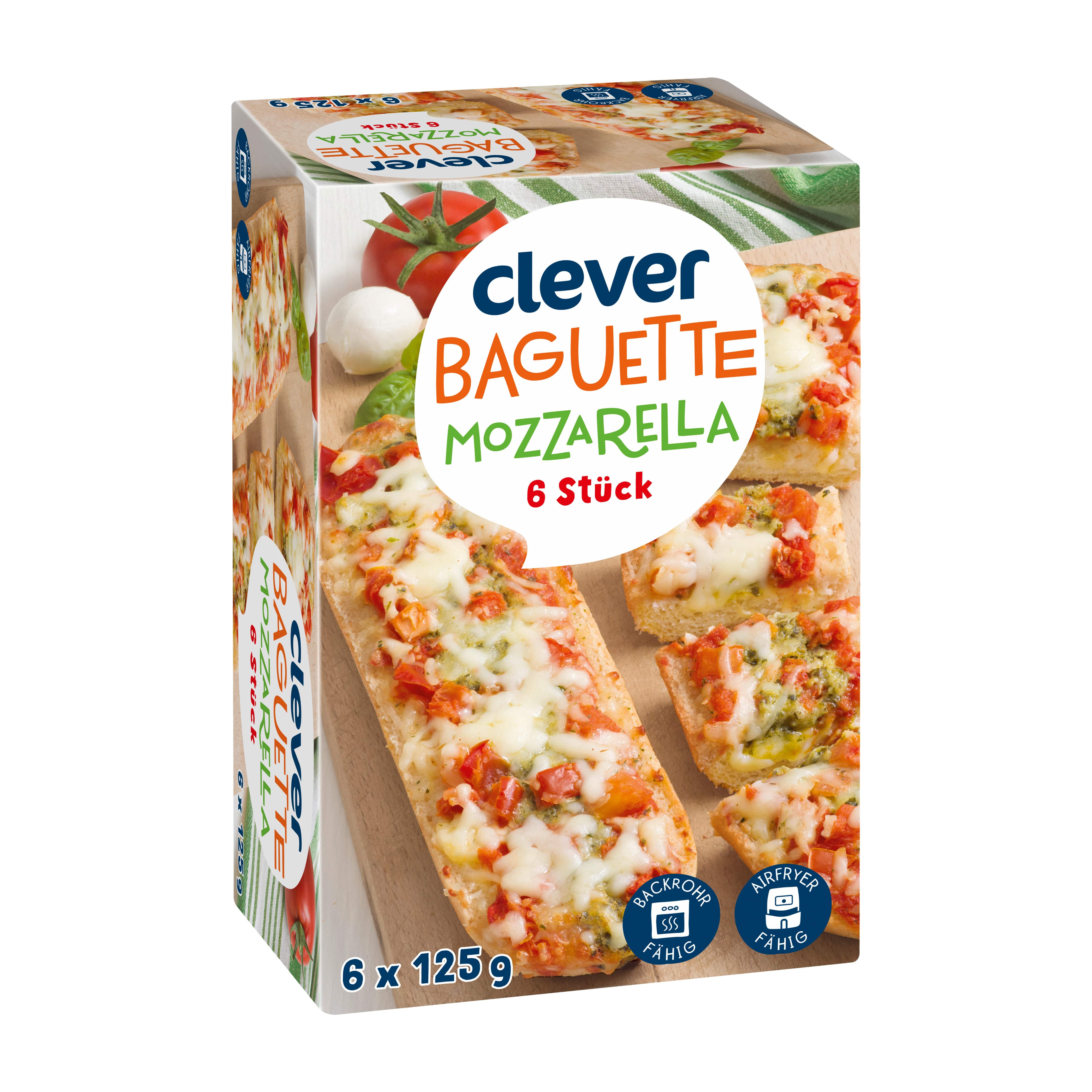 Clever Baguette Tomate Mozzarella 6er