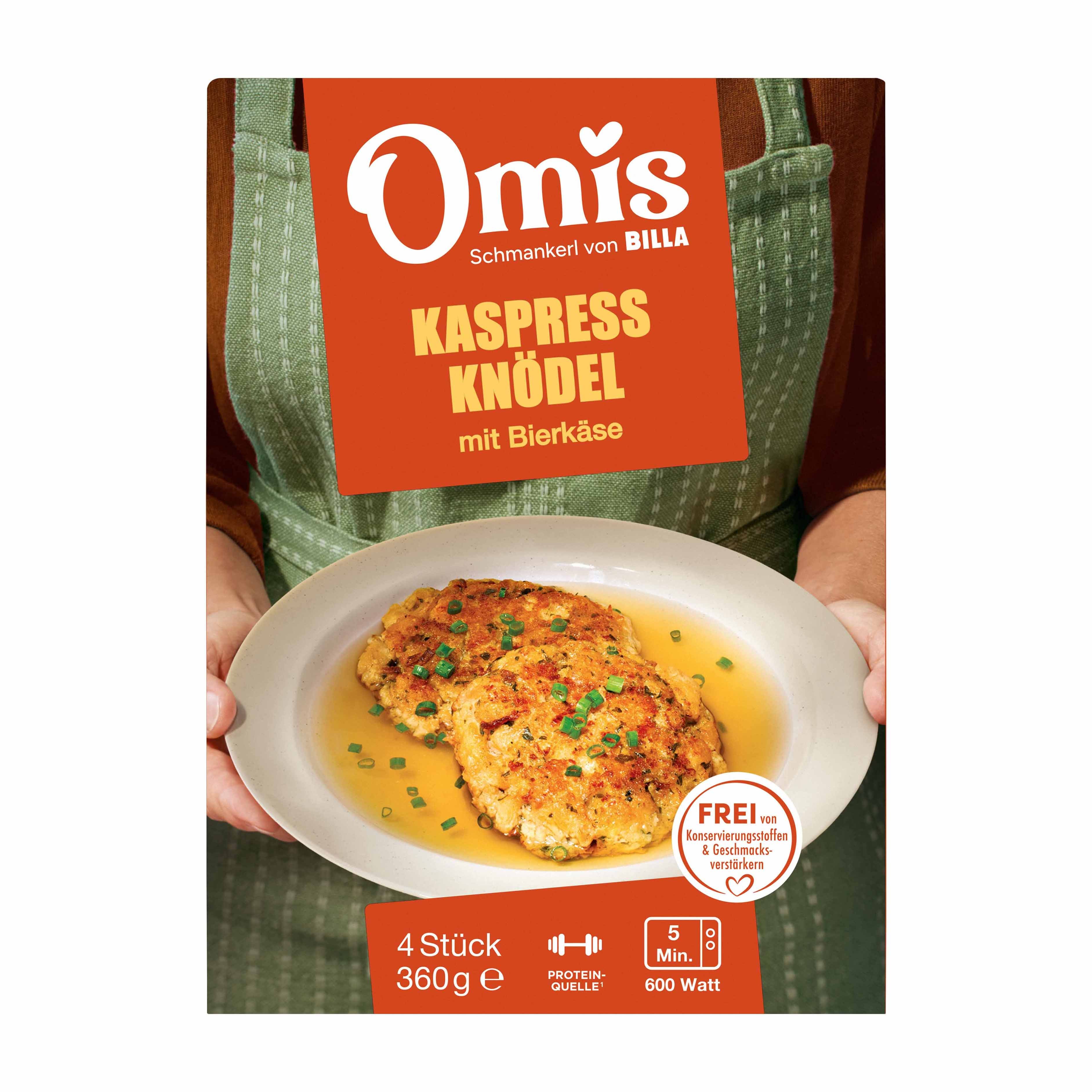 Omis Schmankerl Kaspressknödel