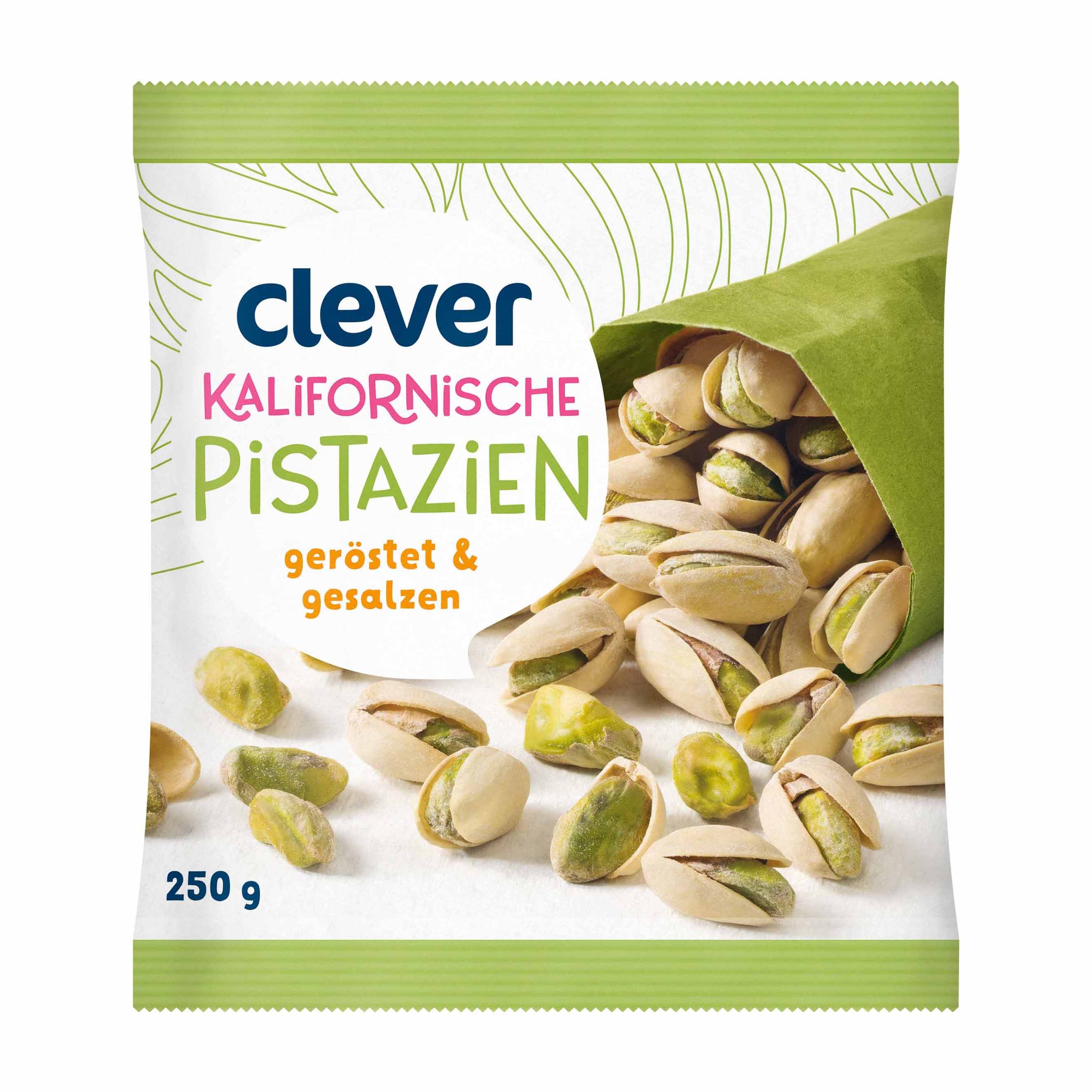 Clever Pistazien geröstet & gesalzen