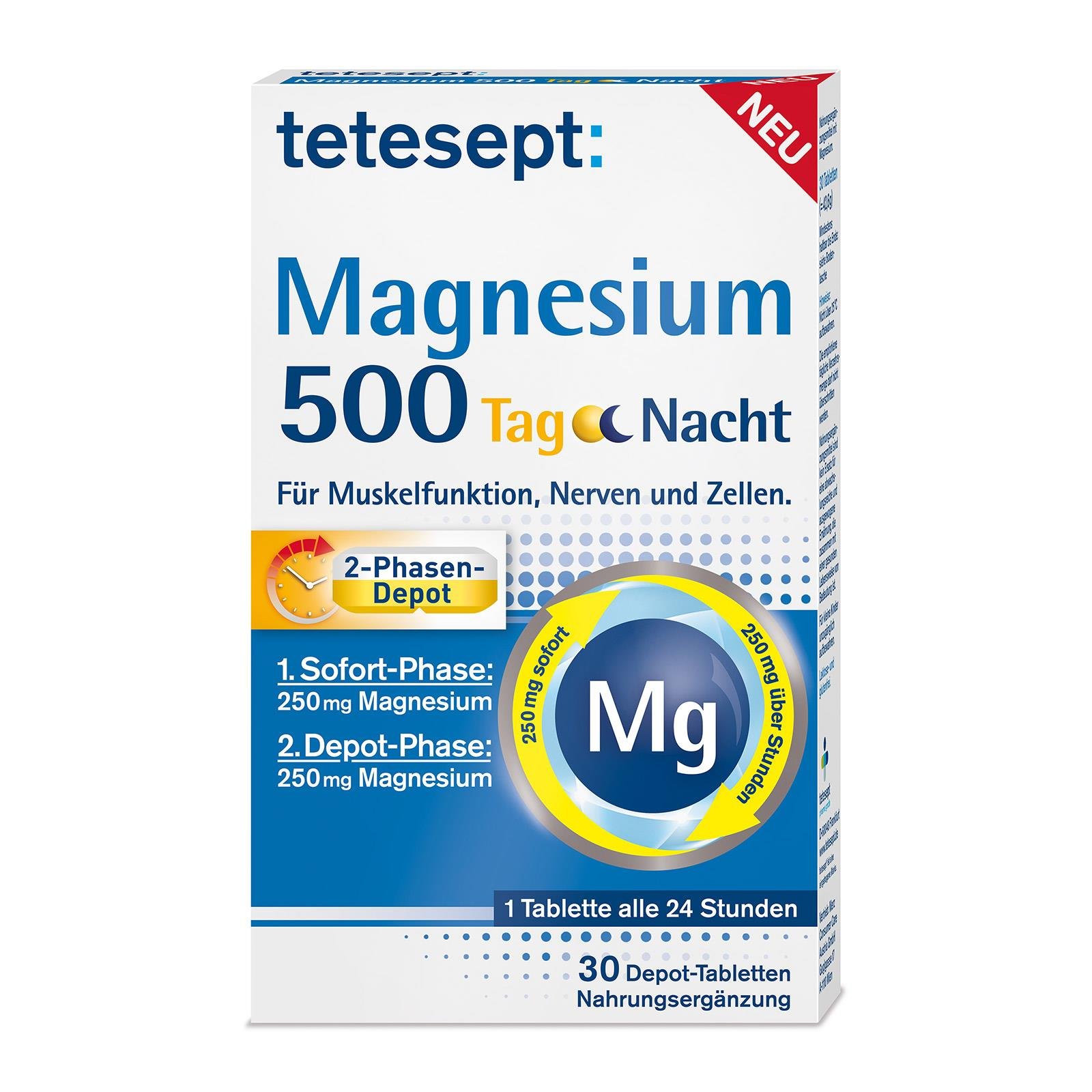 Tetesept Magnesium 500 Tag/Nacht
