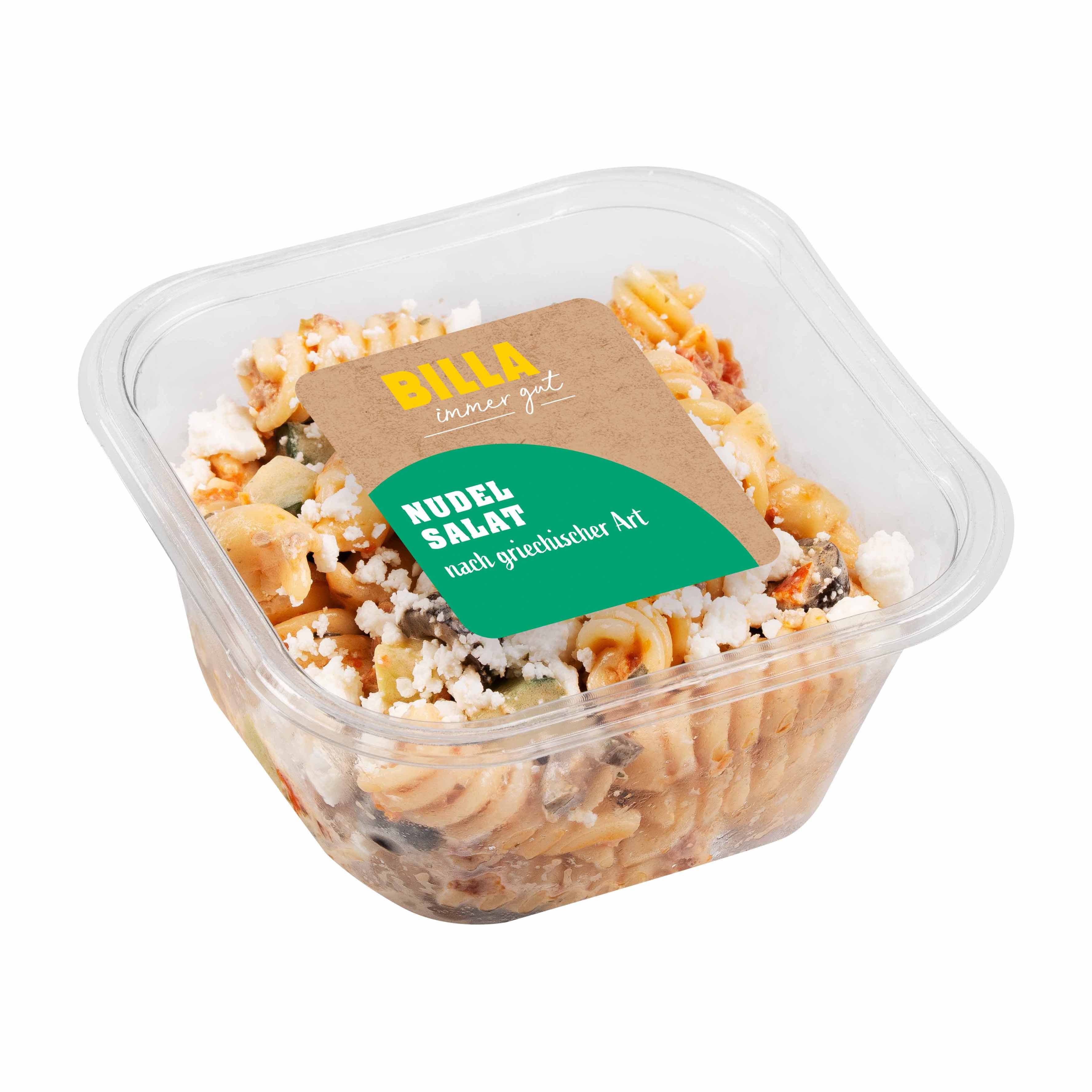 BILLA Nudel Salat nach griechischer Art