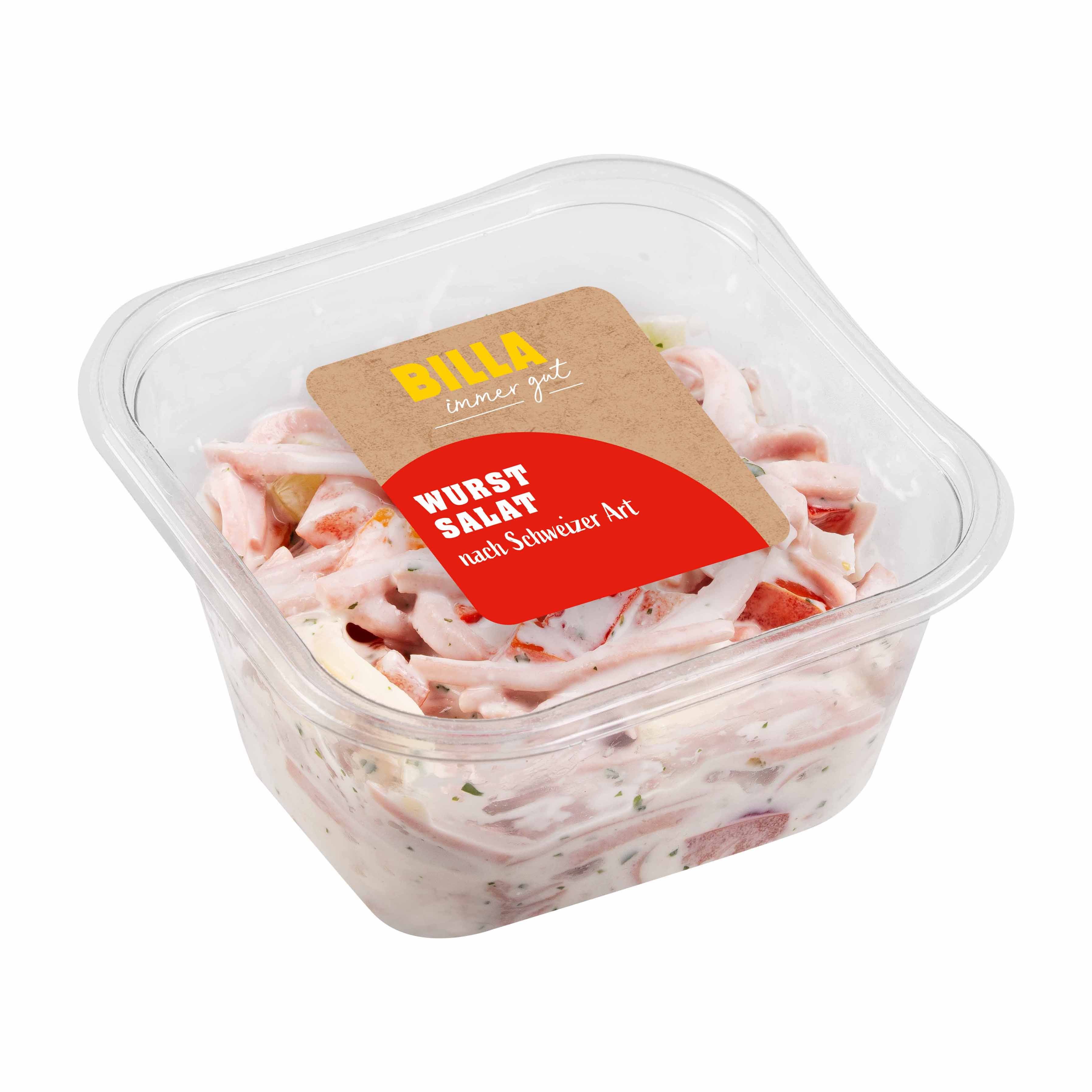 BILLA Wurst Salat nach Schweizer Art