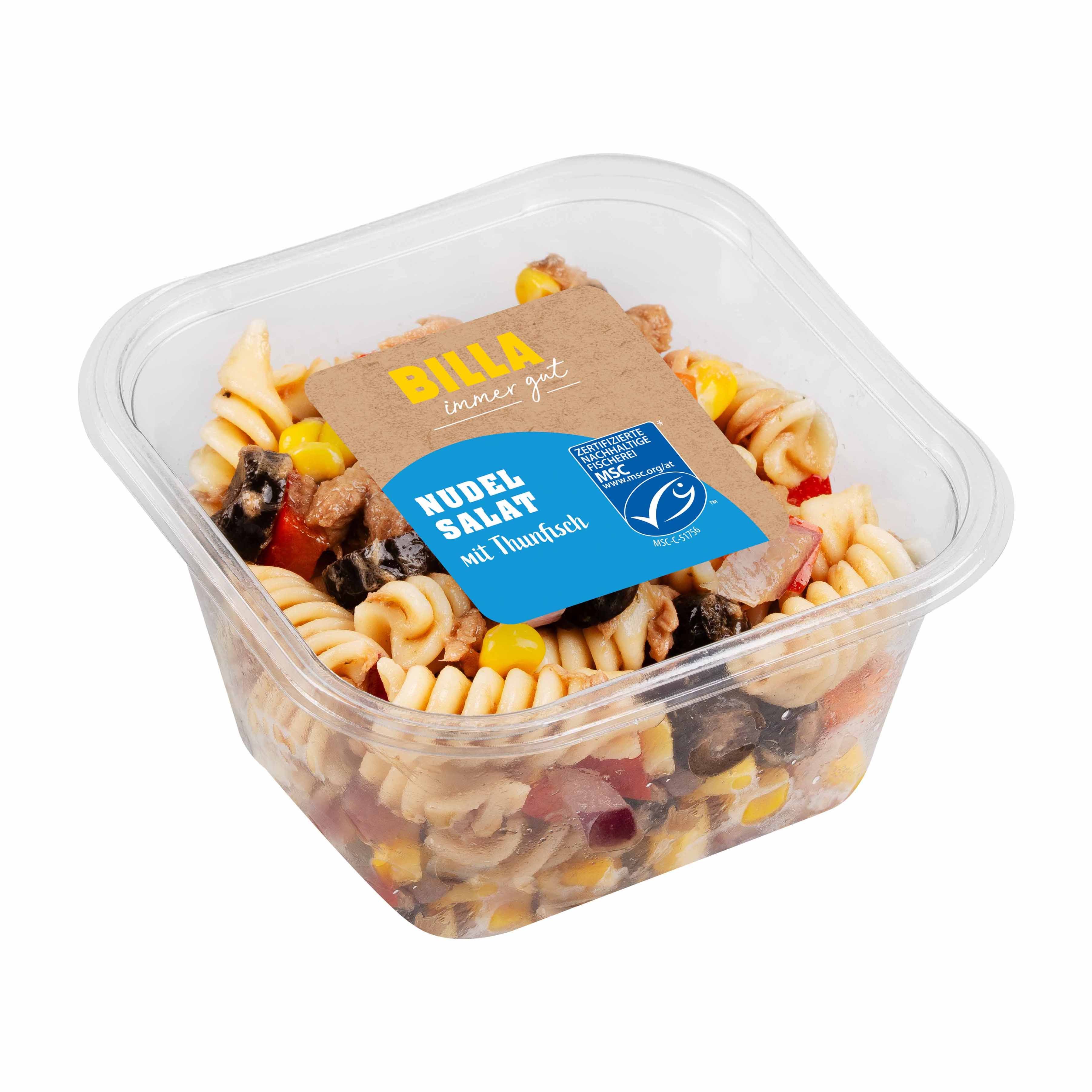 BILLA Nudel Salat mit Thunfisch
