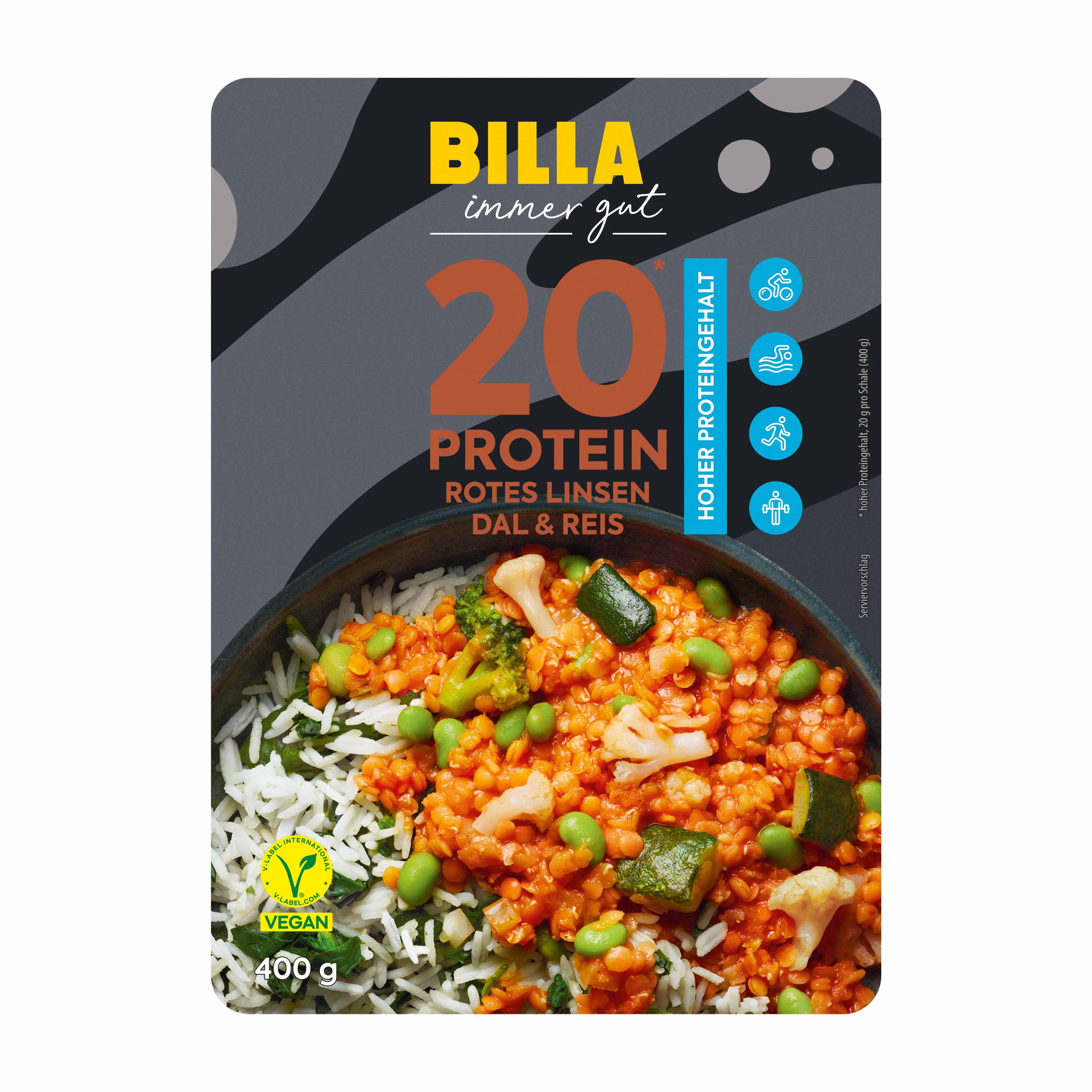 BILLA High Protein Rotes Linsen Dal