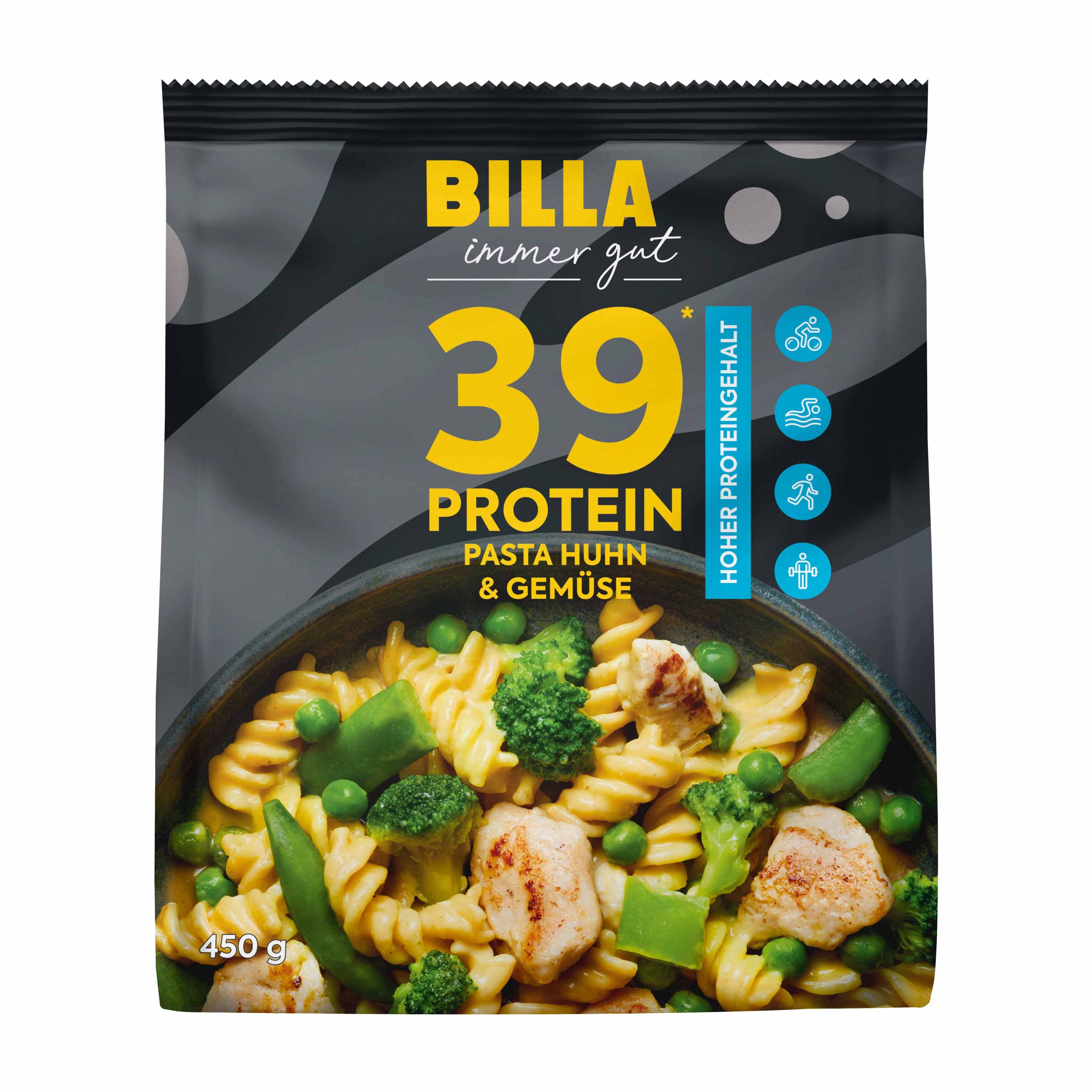BILLA High Protein Pasta Hähnchen und Gemüse